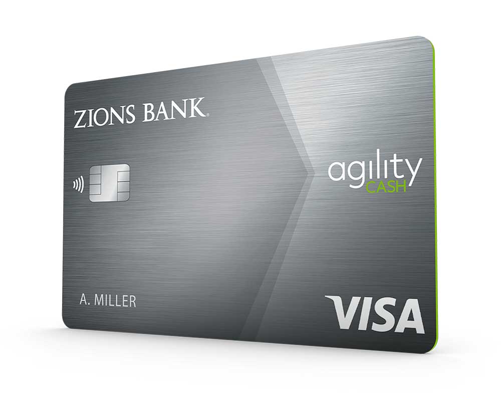 Agility Cash Credit Card Travel | Zions Bank | Utah, Idaho, Wyoming
