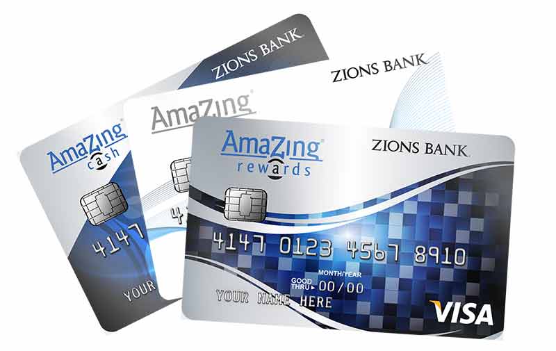 three credit cards